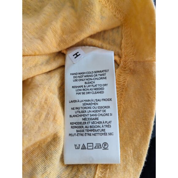 FREE PEOPLE Market Tee Carrot Ginger Orange Embroidered Boho Crop Top Medium NEW - Picture 8 of 8